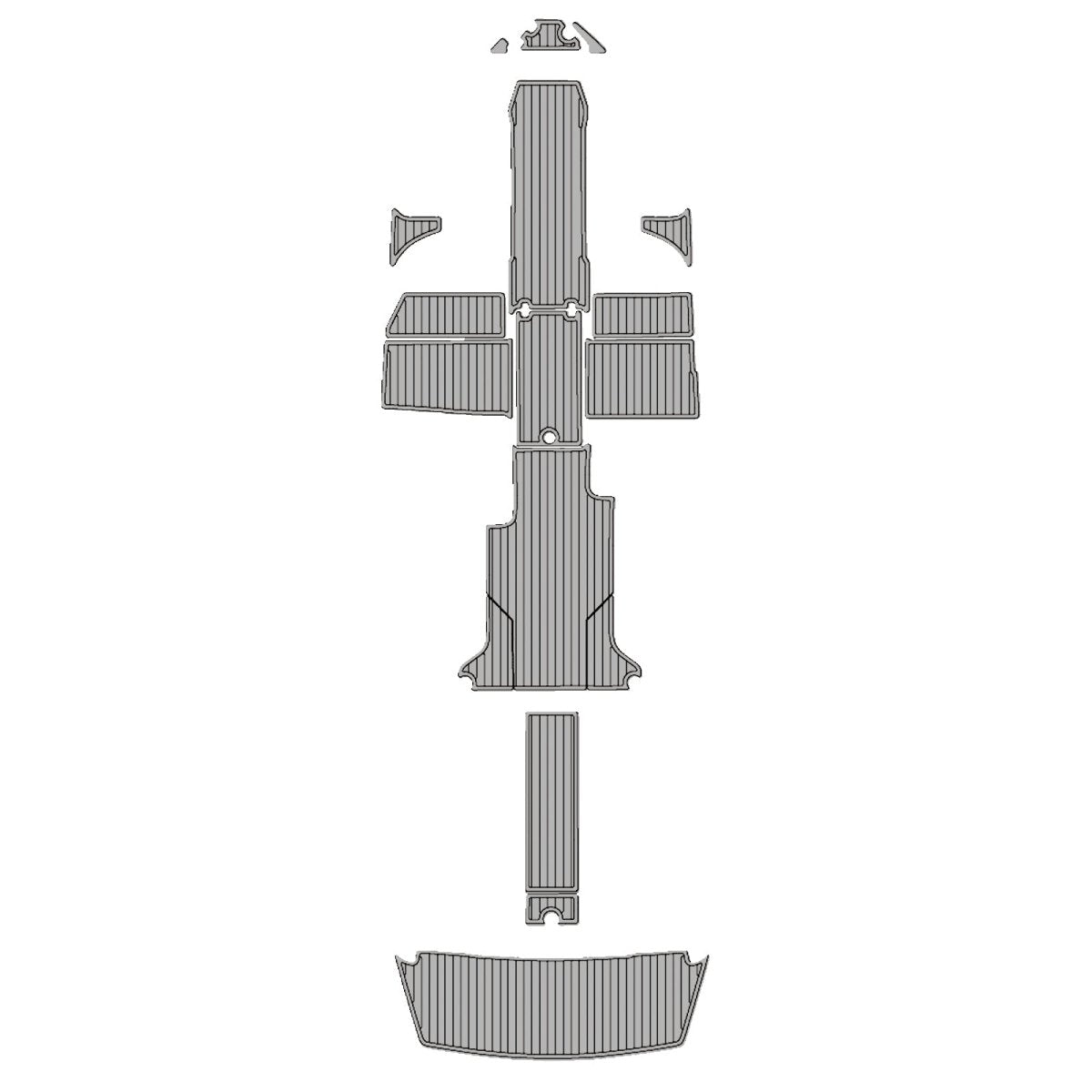 2019 Regal LS4 Surf EVA Foam Faux Teak Boat Deck MatteMarine Flooring Marine Boat Decking Carpet Leaf Yacht Vehicle Pad - HJDECK