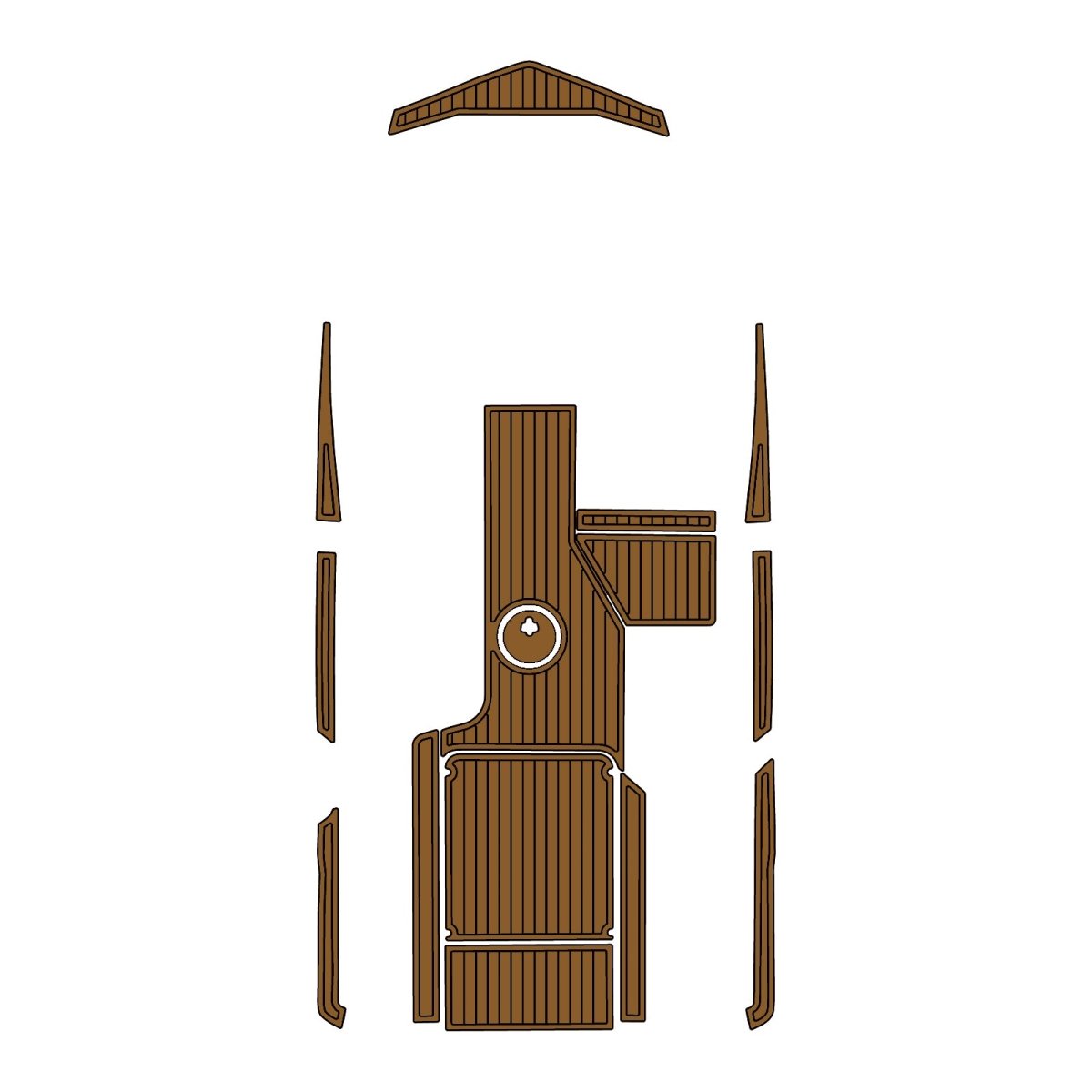 2020-2021 AXIS A20 EVA Foam Faux Teak Boat Deck MatteMarine Flooring Marine Boat Decking Carpet Leaf Yacht Vehicle Pad - HJDECK