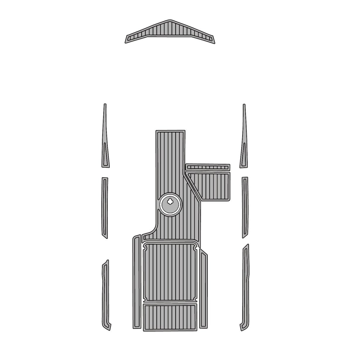 2020-2021 AXIS A20 EVA Foam Faux Teak Boat Deck MatteMarine Flooring Marine Boat Decking Carpet Leaf Yacht Vehicle Pad - HJDECK