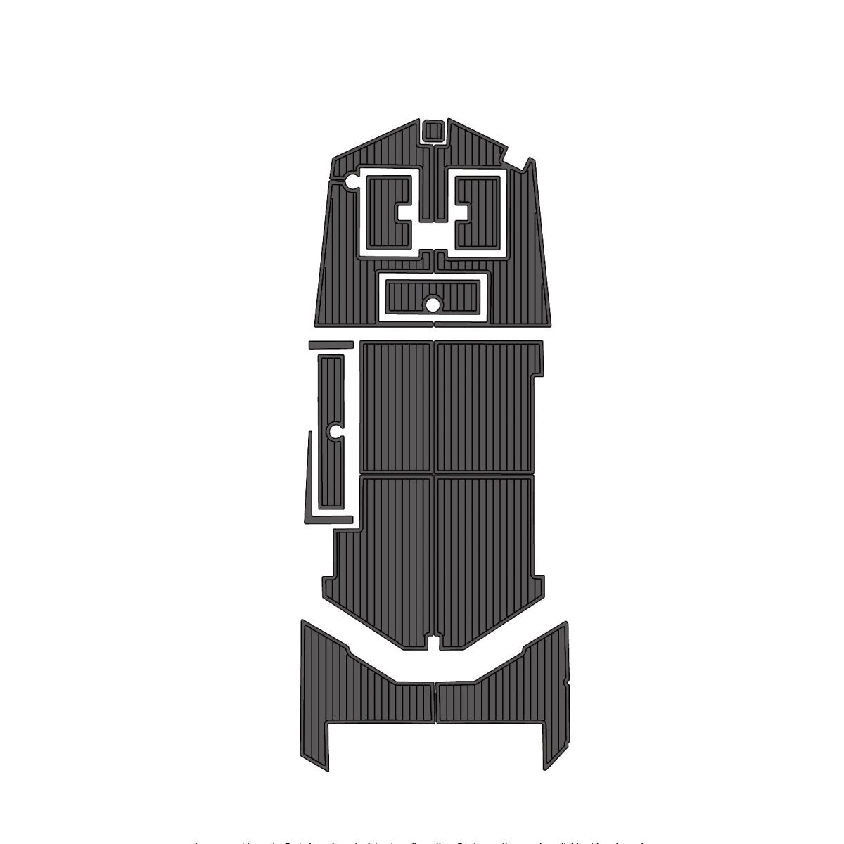 2020 Crestliner 1760 EVA Foam Faux Teak Boat Deck MatteMarine Flooring Marine Boat Decking Carpet Leaf Yacht Vehicle Pad - HJDECK