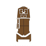 2020 Crestliner 1760 EVA Foam Faux Teak Boat Deck MatteMarine Flooring Marine Boat Decking Carpet Leaf Yacht Vehicle Pad - HJDECK