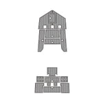 2020 Ranger RB 200 EVA Foam Faux Teak Boat Deck MatteMarine Flooring Marine Boat Decking Carpet Leaf Yacht Vehicle Pad - HJDECK