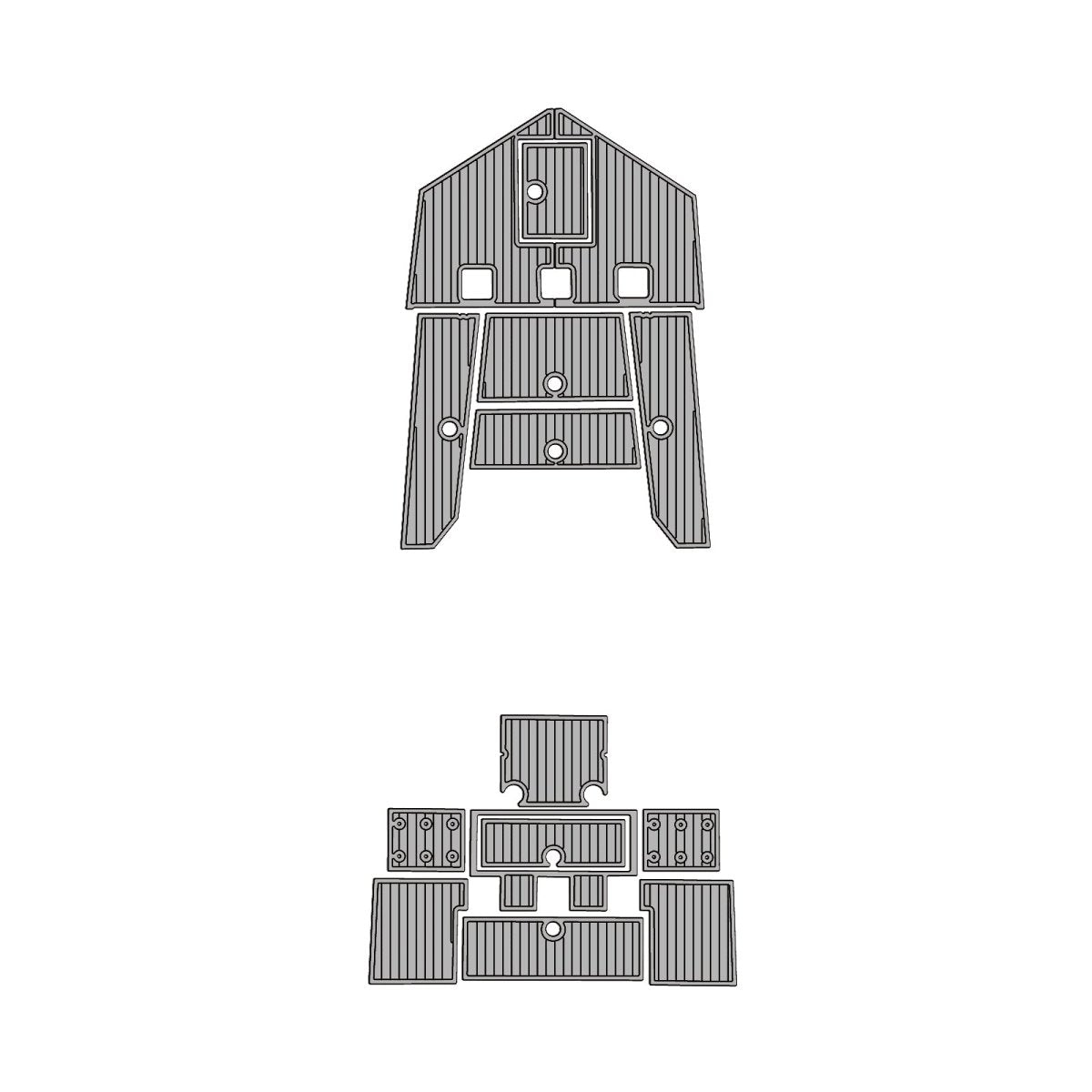 2020 Ranger RB 200 EVA Foam Faux Teak Boat Deck MatteMarine Flooring Marine Boat Decking Carpet Leaf Yacht Vehicle Pad - HJDECK