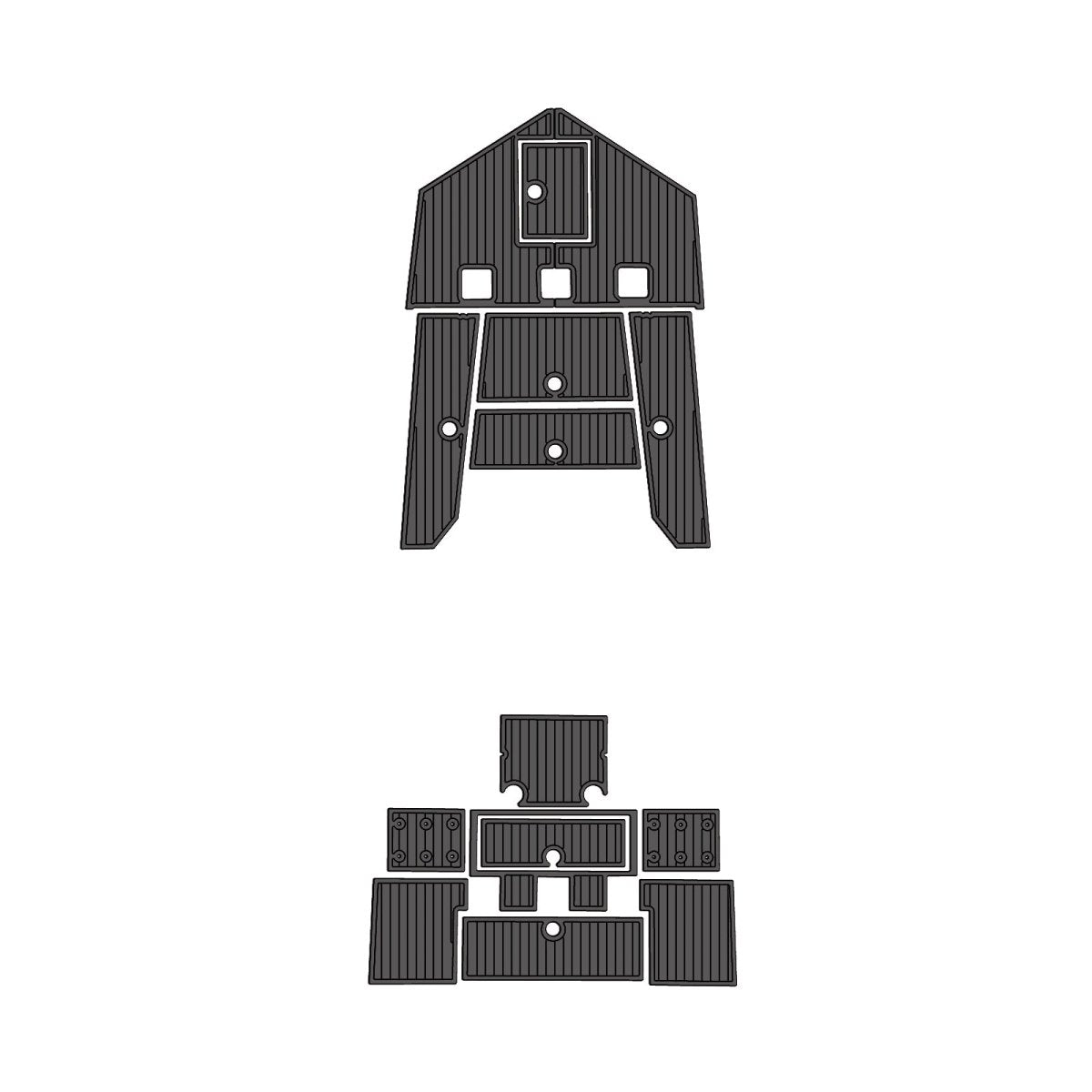 2020 Ranger RB 200 EVA Foam Faux Teak Boat Deck MatteMarine Flooring Marine Boat Decking Carpet Leaf Yacht Vehicle Pad - HJDECK