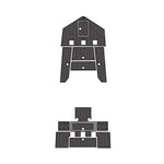 2020 Ranger RB 200 EVA Foam Faux Teak Boat Deck MatteMarine Flooring Marine Boat Decking Carpet Leaf Yacht Vehicle Pad - HJDECK