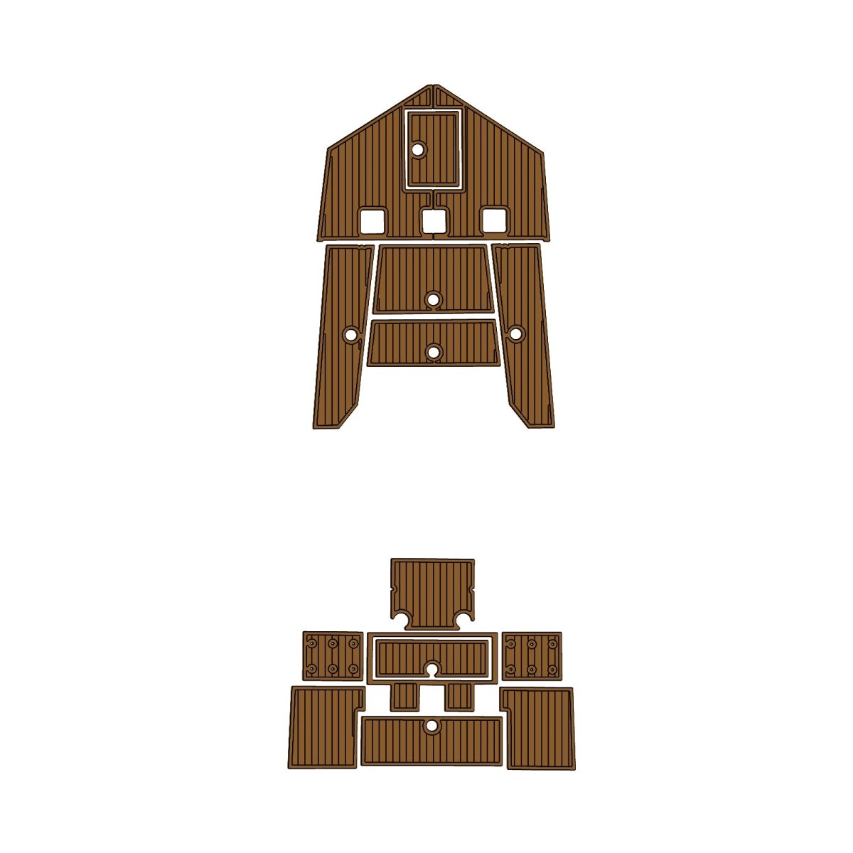 2020 Ranger RB 200 EVA Foam Faux Teak Boat Deck MatteMarine Flooring Marine Boat Decking Carpet Leaf Yacht Vehicle Pad - HJDECK