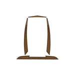 2020 Tige 23ZX EVA Foam Faux Teak Boat Deck MatteMarine Flooring Marine Boat Decking Carpet Leaf Yacht Vehicle Pad - HJDECK