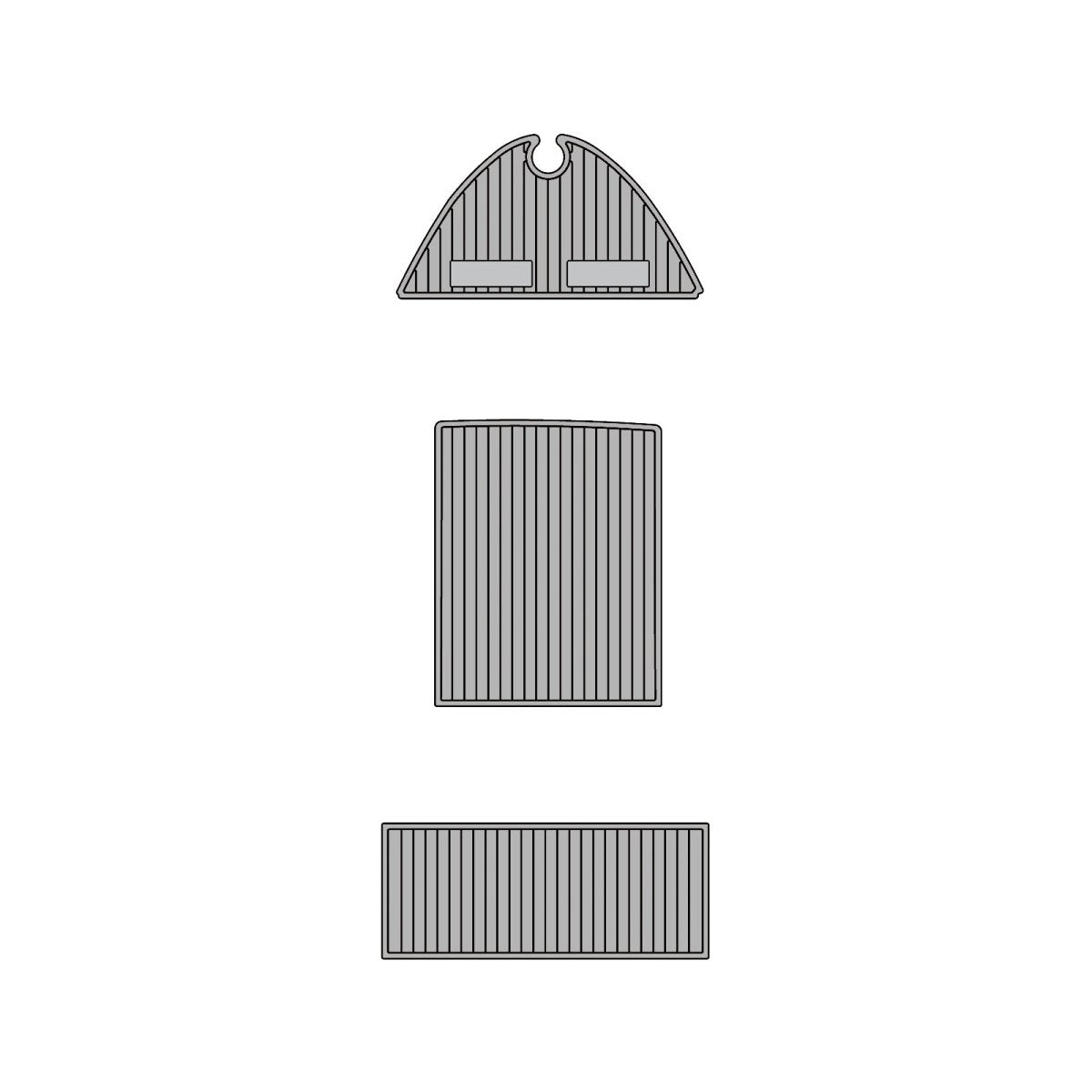 2021 Contender 44 EVA Foam Faux Teak Boat Deck MatteMarine Flooring Marine Boat Decking Carpet Leaf Yacht Vehicle Pad - HJDECK