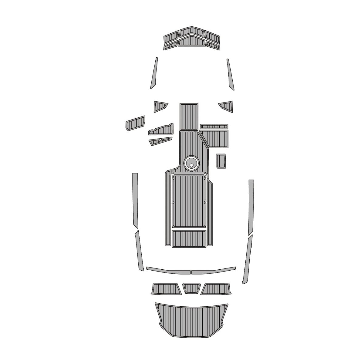 2022 Axis A22 EVA Foam Faux Teak Boat Deck MatteMarine Flooring Marine Boat Decking Carpet Leaf Yacht Vehicle Pad - HJDECK