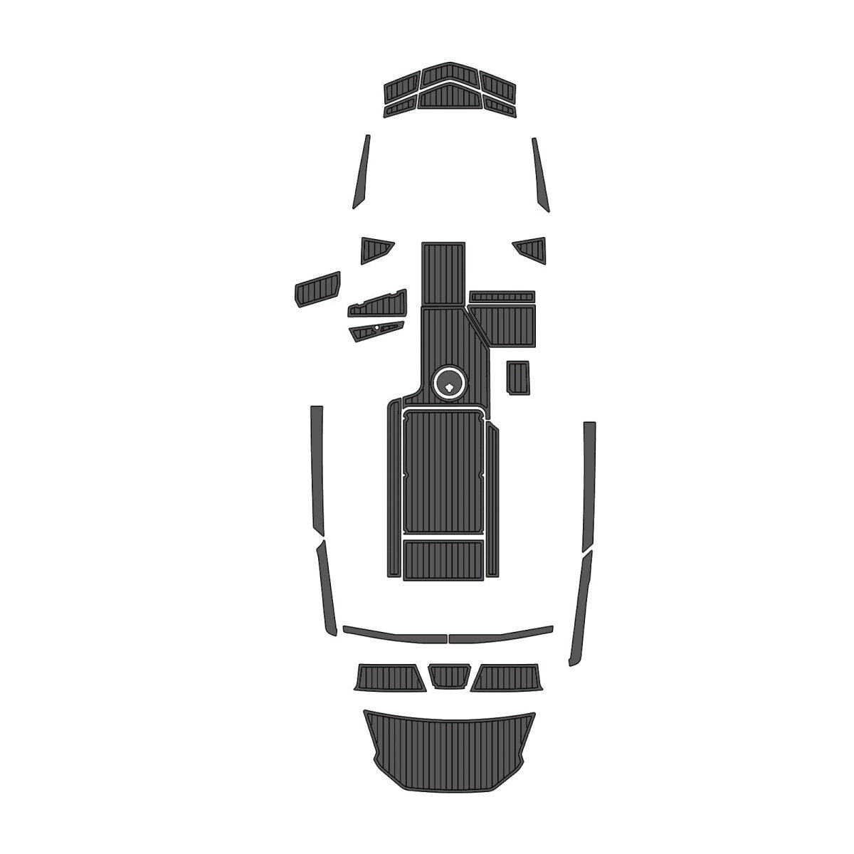 2022 Axis A22 EVA Foam Faux Teak Boat Deck MatteMarine Flooring Marine Boat Decking Carpet Leaf Yacht Vehicle Pad - HJDECK