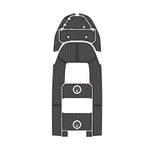 2022 Boston Whaler 170 Montauk EVA Foam Faux Teak Boat Deck MatteMarine Flooring Marine Boat Decking Carpet Leaf Yacht Vehicle Pad - HJDECK