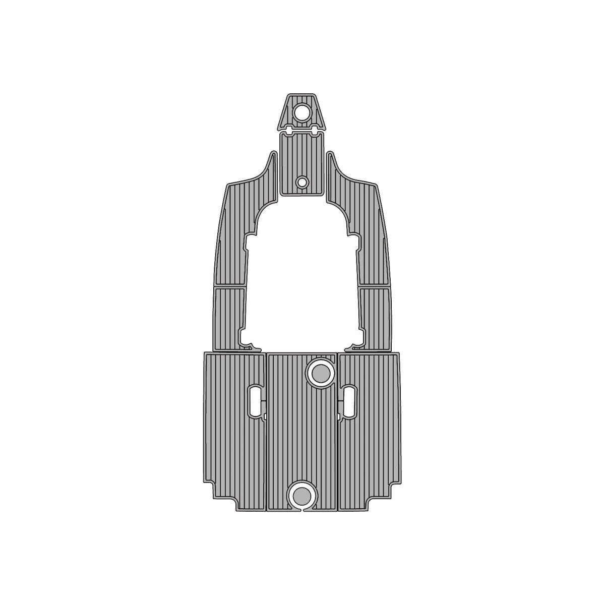 2022 Sea Fox Commander 248 EVA Foam Faux Teak Boat Deck MatteMarine Flooring Marine Boat Decking Carpet Leaf Yacht Vehicle Pad - HJDECK