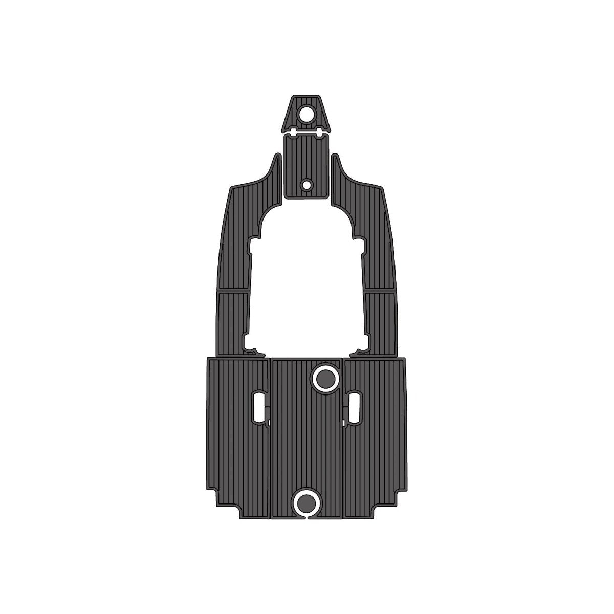 2022 Sea Fox Commander 248 EVA Foam Faux Teak Boat Deck MatteMarine Flooring Marine Boat Decking Carpet Leaf Yacht Vehicle Pad - HJDECK