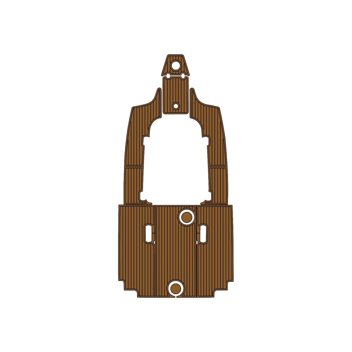 2022 Sea Fox Commander 248 EVA Foam Faux Teak Boat Deck MatteMarine Flooring Marine Boat Decking Carpet Leaf Yacht Vehicle Pad - HJDECK