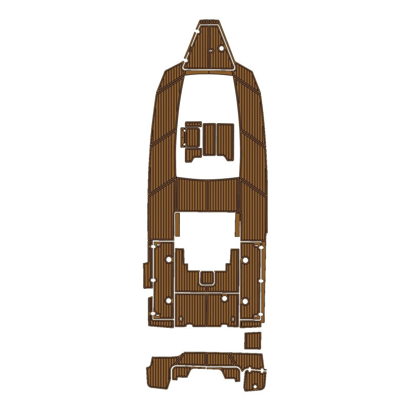 2023 Blackfin 302CC EVA Foam Faux Teak Boat Deck MatteMarine Flooring Marine Boat Decking Carpet Leaf Yacht Vehicle Pad - HJDECK