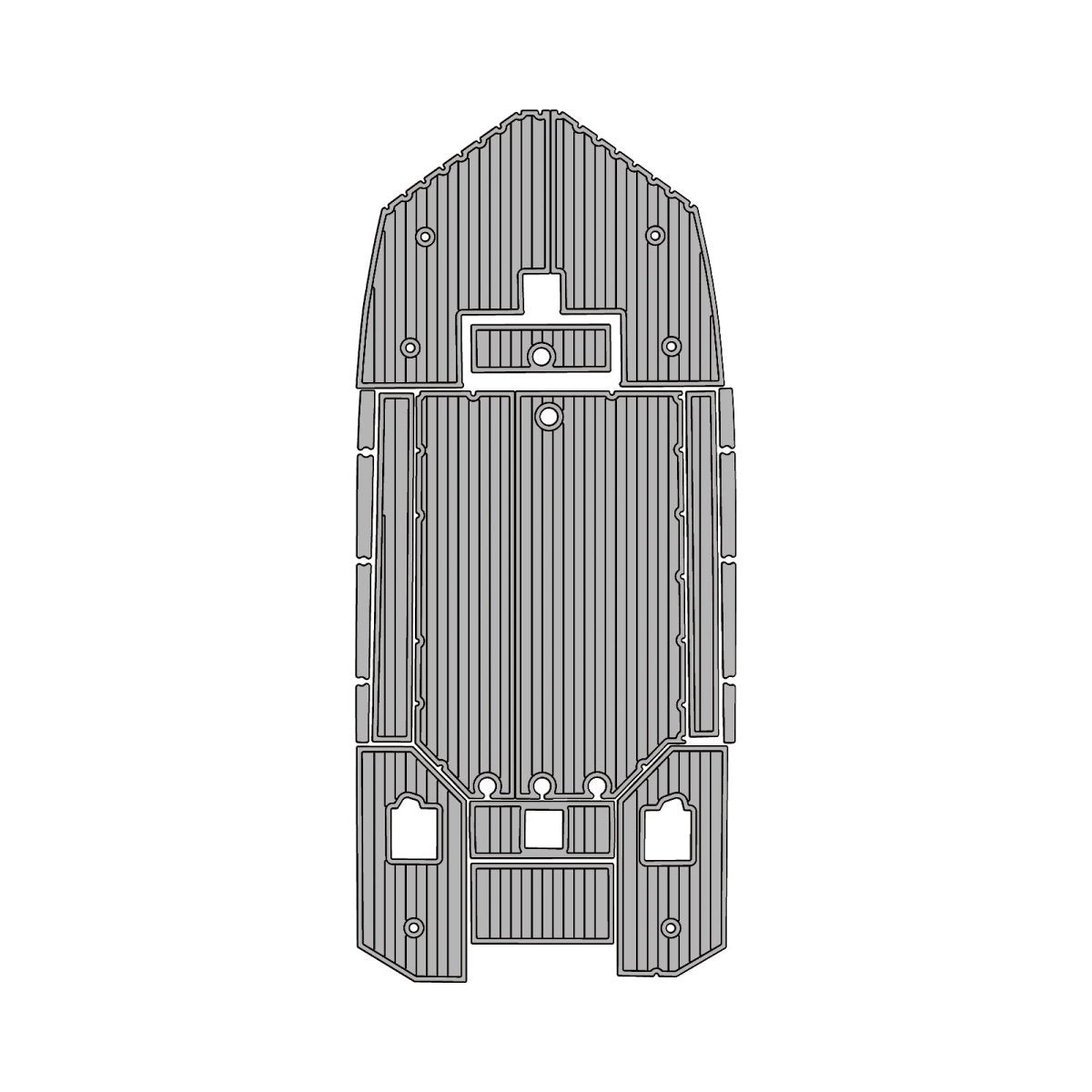 2023 Tracker 1564 EVA Foam Faux Teak Boat Deck MatteMarine Flooring Marine Boat Decking - HJDECK