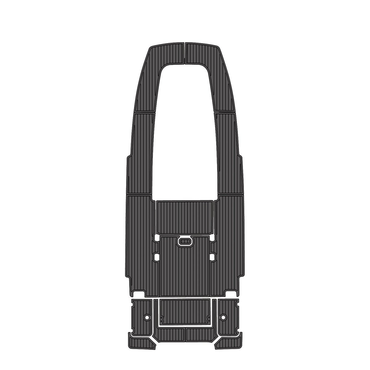 2024 Sportsman 247OE EVA Foam Faux Teak Boat Deck MatteMarine Flooring Marine Boat Decking Carpet Leaf Yacht Vehicle Pad - HJDECK