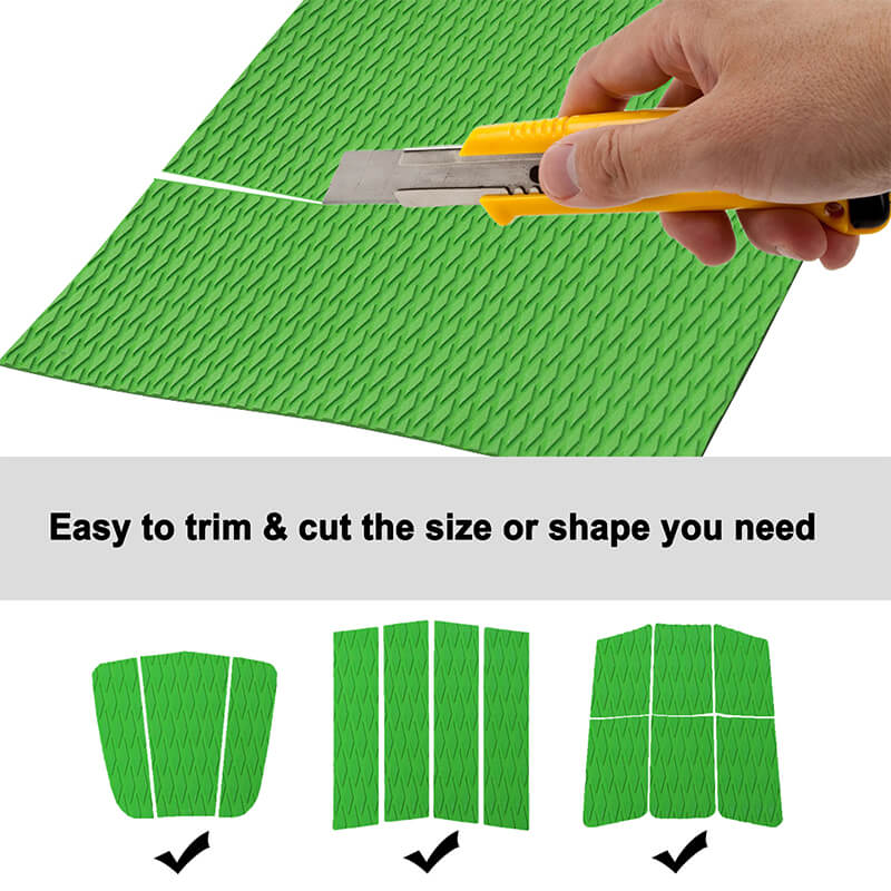 94.5''/47.2''x23.6''/11.8" 3M Self-Adhesive EVA Foam Boat Flooring Small Diamond Marine Boat Decking Sheet Non-Slip Mat for Motor Boats Pontoon Yacht Swim Platform Helm Pad RV Floor - Hjdeck - HJDECK