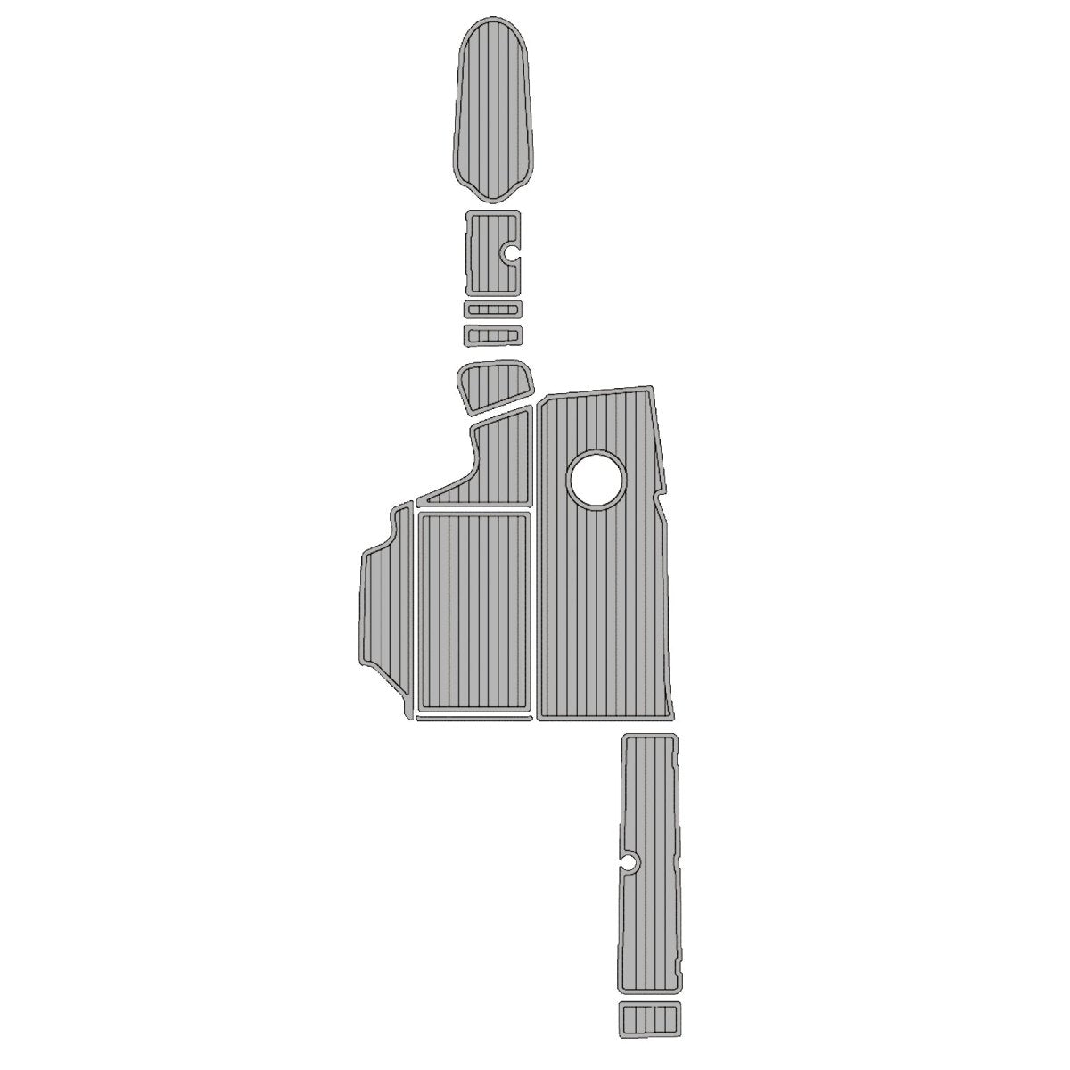 CENTURION TYPHOON EVA Foam Faux Teak Boat Deck MatteMarine Flooring Marine Boat Decking Carpet Leaf Yacht Vehicle Pad - HJDECK