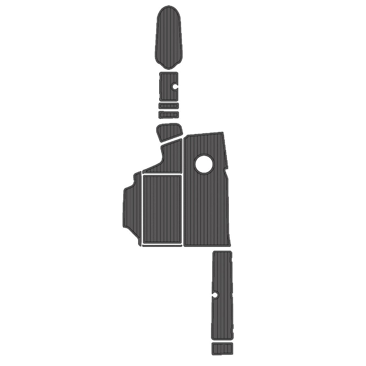 CENTURION TYPHOON EVA Foam Faux Teak Boat Deck MatteMarine Flooring Marine Boat Decking Carpet Leaf Yacht Vehicle Pad - HJDECK