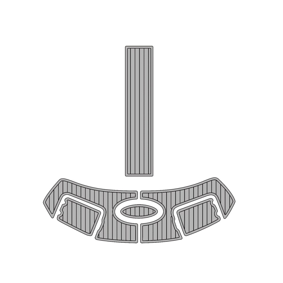 CHAPARRAl 256 SSI EVA Foam Faux Teak Boat Deck MatteMarine Flooring Marine Boat Decking Carpet Leaf Yacht Vehicle Pad - HJDECK