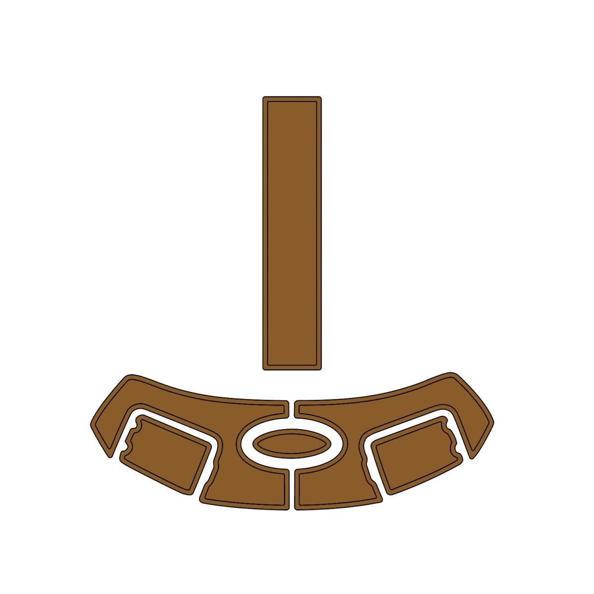 CHAPARRAl 256 SSI EVA Foam Faux Teak Boat Deck MatteMarine Flooring Marine Boat Decking Carpet Leaf Yacht Vehicle Pad - HJDECK