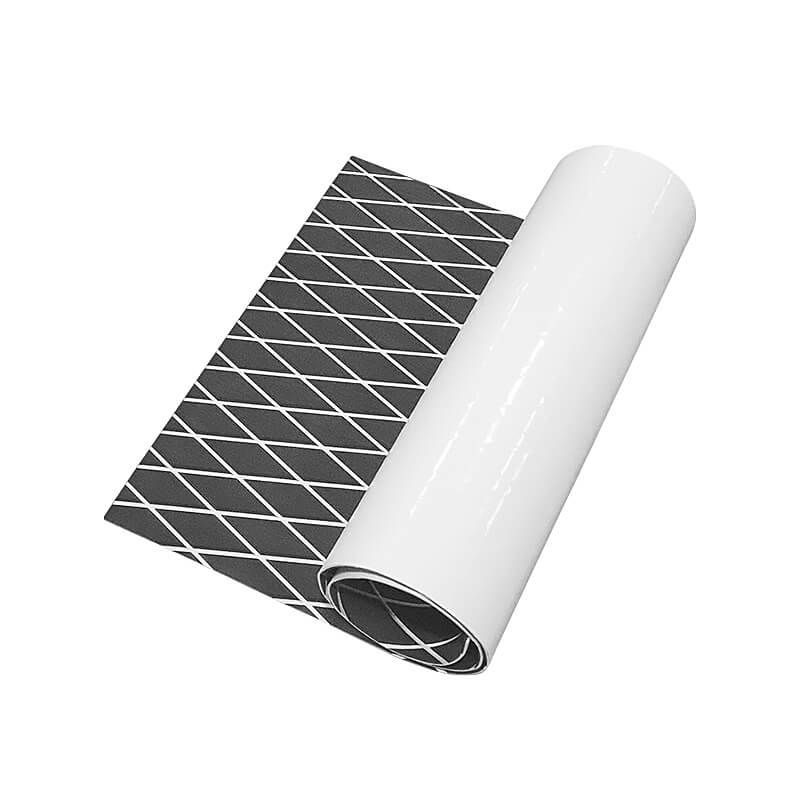 EVA Foam Boat Flooring Decking Sheet Marine Mat Diamond Shape Non-Slip and Self-Adhesive Flooring for Motorboat RV Yacht Kayak Swimming Pool Sea Deck Pad - HJDECK