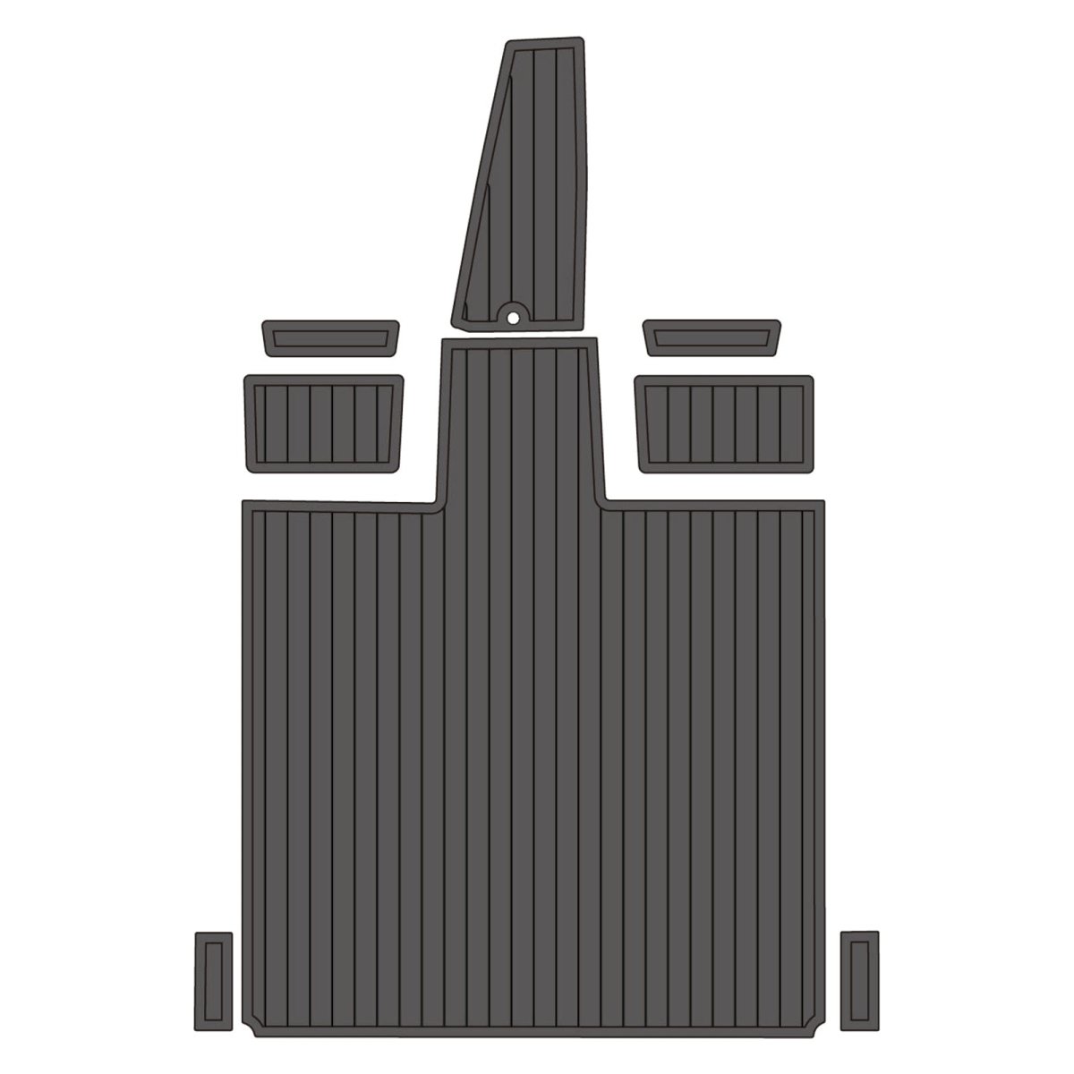 HJDECK 2002 Active Thunder 37 Excess EVA Foam Faux Teak Boat Deck Matte Marine Flooring Marine Boat Decking Carpet Leaf Yacht Vehicle Pad - HJDECK