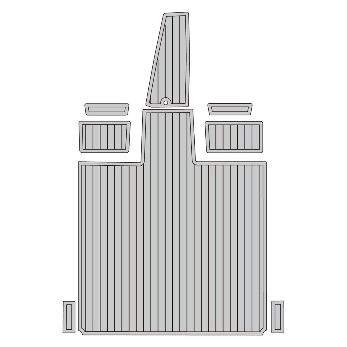 HJDECK 2002 Active Thunder 37 Excess EVA Foam Faux Teak Boat Deck Matte Marine Flooring Marine Boat Decking Carpet Leaf Yacht Vehicle Pad - HJDECK