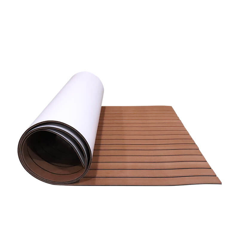 HJDECK Non Slip Carpet Pad Faux Teak EVA Foam Boat Flooring Mats for Yachts Swimming Platform - HJDECK