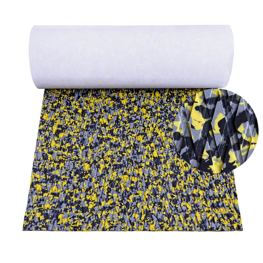 Hjdeck Waterproof Boat Flooring EVA Foam Boat Decking Faux Teak Camo Marine Mat Self-Adhesive Boat Carpet Flooring Sheet - HJDECK