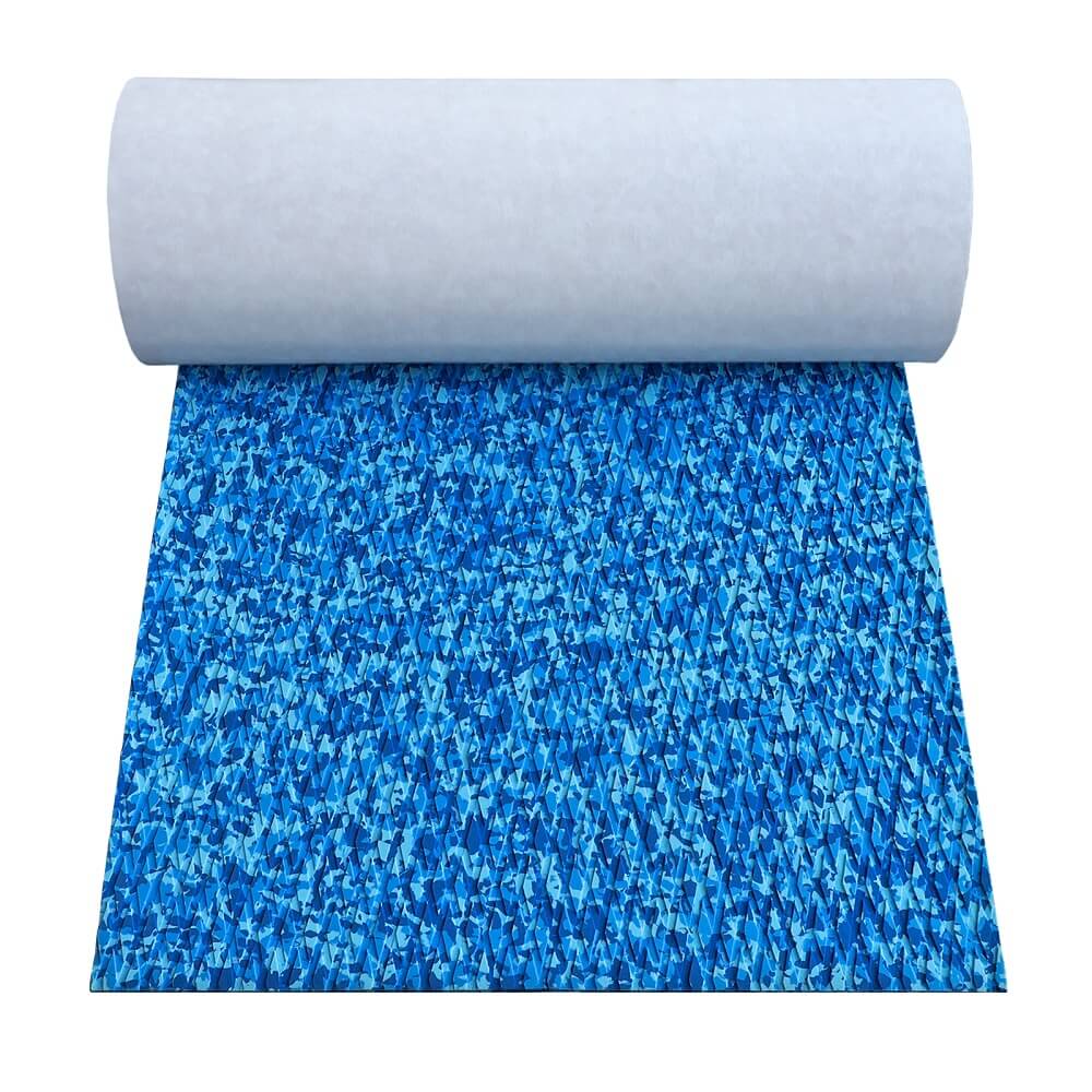 Hjdeck Waterproof Boat Flooring - EVA Foam Boat Decking - Faux Teak Camo Marine Mat Self-Adhesive Boat Carpet Flooring Sheet, for Jon Boat Pontoon Boat Motorboat RV Yacht Kayak 94.5"/47.2" - HJDECK