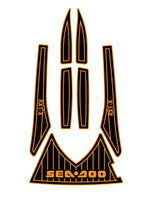 Seadoo GTX -Custom Designed Foam Jet Ski EVA Traction Mats - HJDECK