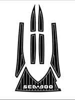 Seadoo GTX -Custom Designed Foam Jet Ski EVA Traction Mats - HJDECK