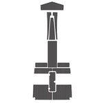 SHOCKWAVE 26 CAT EVA Foam Faux Teak Boat Deck MatteMarine Flooring Marine Boat Decking Carpet Leaf Yacht Vehicle Pad - HJDECK