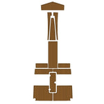 SHOCKWAVE 26 CAT EVA Foam Faux Teak Boat Deck MatteMarine Flooring Marine Boat Decking Carpet Leaf Yacht Vehicle Pad - HJDECK