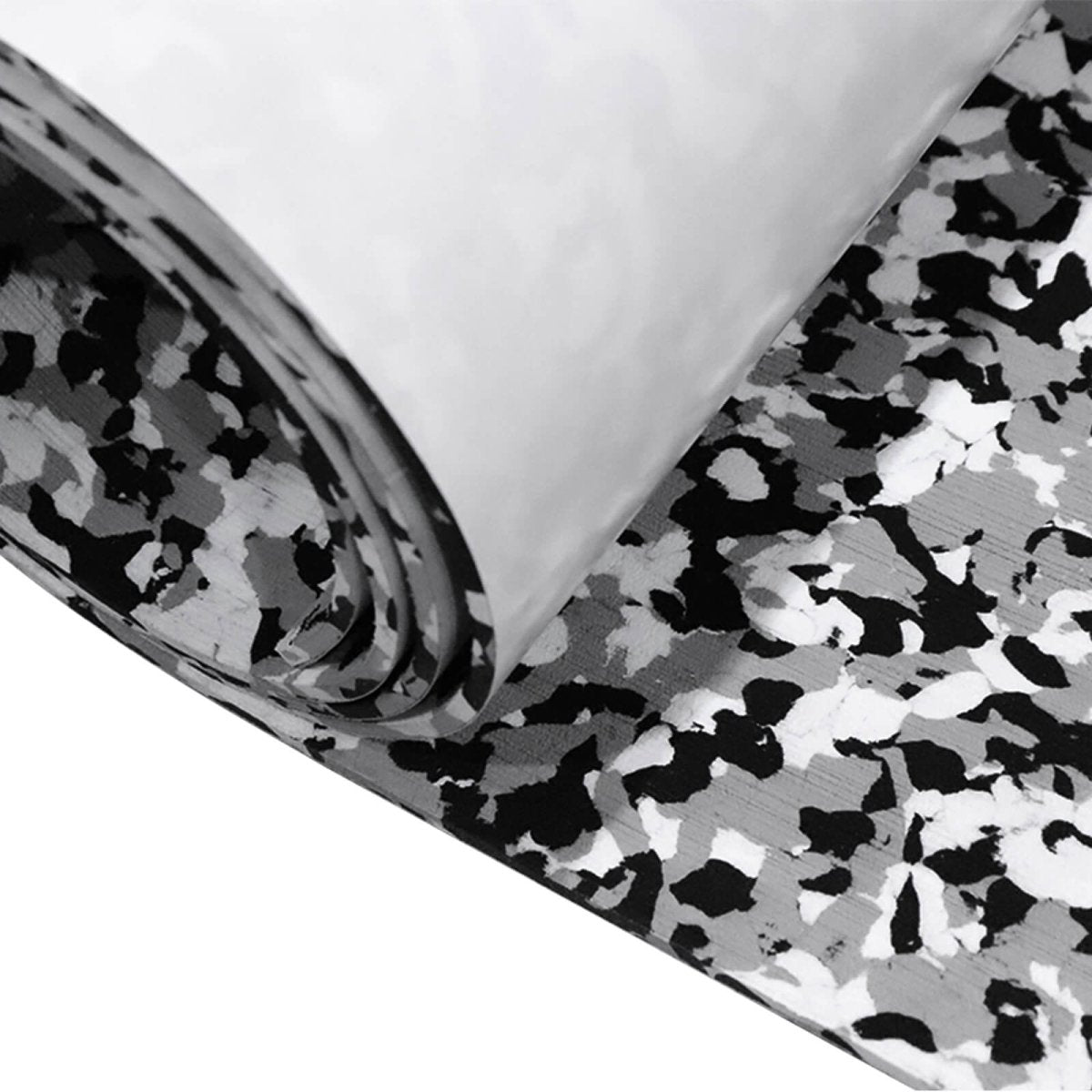 Snow Camo Boat Deck Mat - Marine EVA Foam Flooring with Brushed Texture - Perfect for Pool Decks - HJDECK