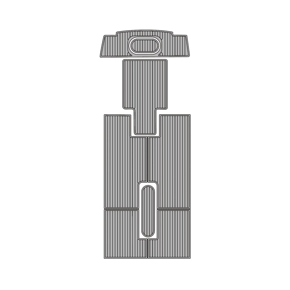 Tahiti Offshore 23 Ultra EVA Foam Faux Teak Boat Deck MatteMarine Flooring Marine Boat Decking Carpet Leaf Yacht Vehicle Pad - HJDECK