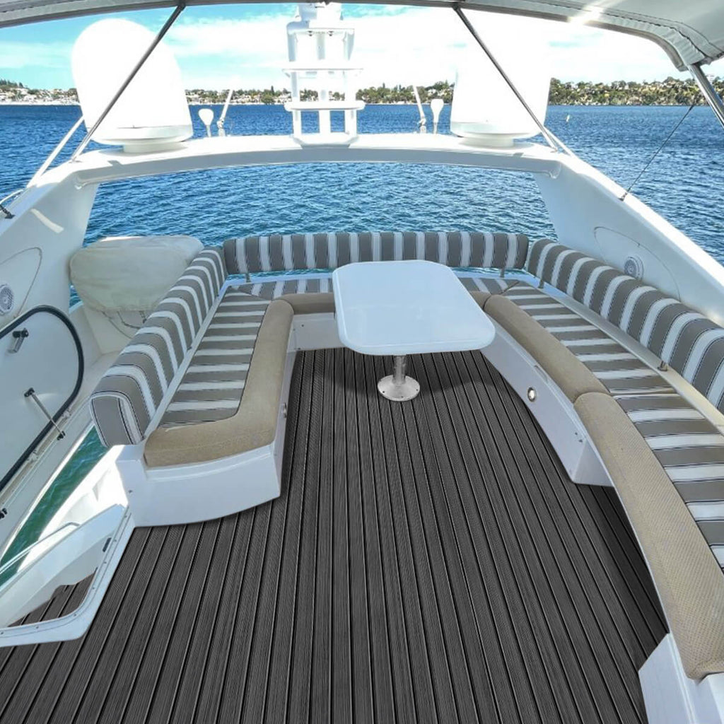 Teak Texture Boat Flooring: Comfortable & Safe Deck Mats – HJDECK