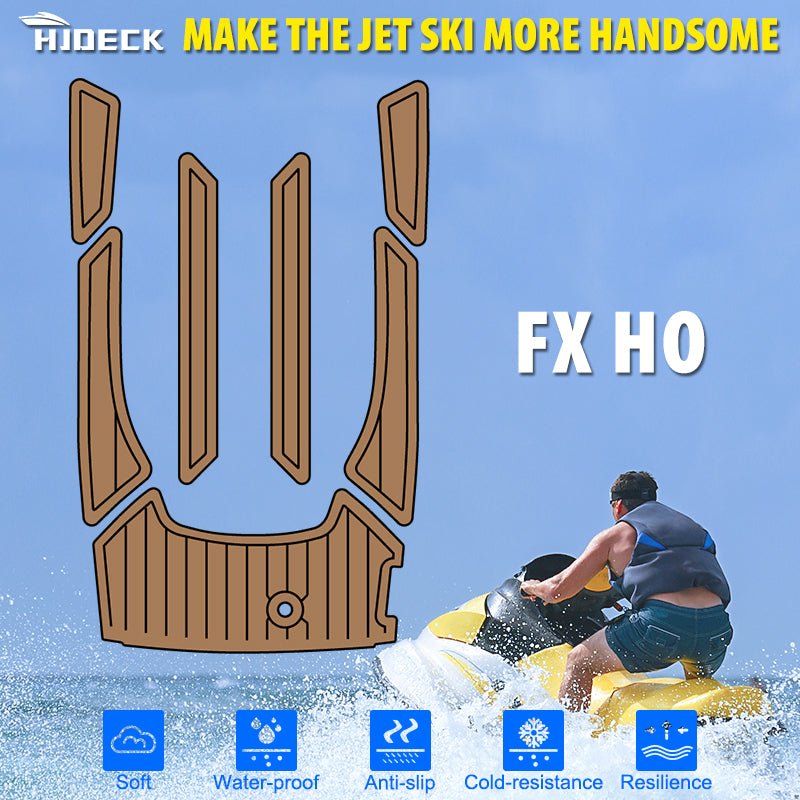 Yamaha FX HO -Custom Designed Foam Jet Ski EVA Traction Mats-CS - HJDECK